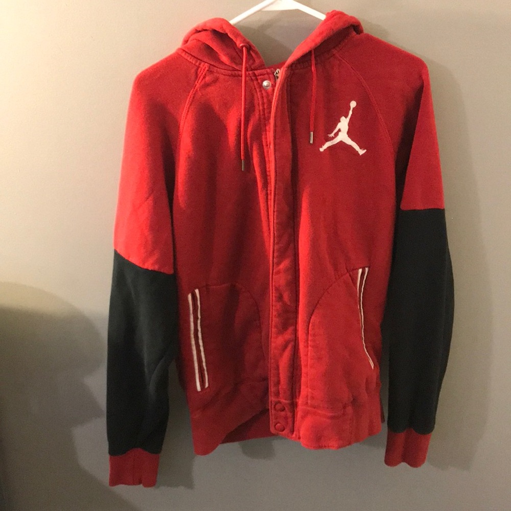 Jordan Red Varsity sweatshirt